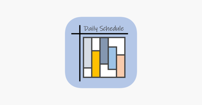 Daily schedule app