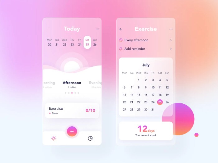 Habit tracker app